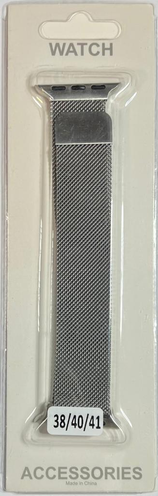 Curea metalica ceas Silver 38-40 mm